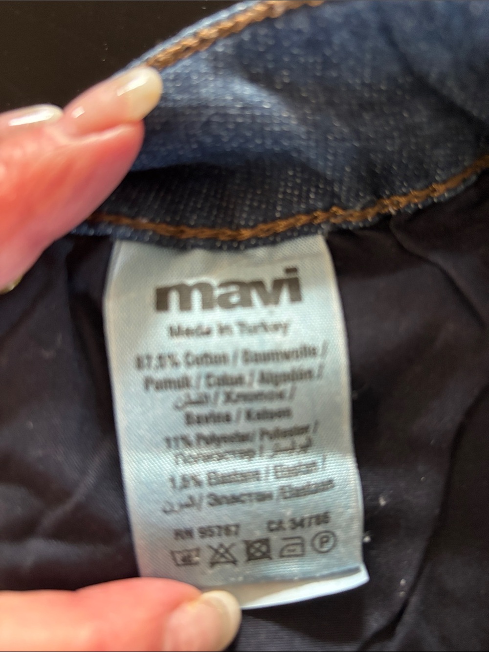 Mavi Navy Blue Drawstring Jeggings - Picture 6 of 7